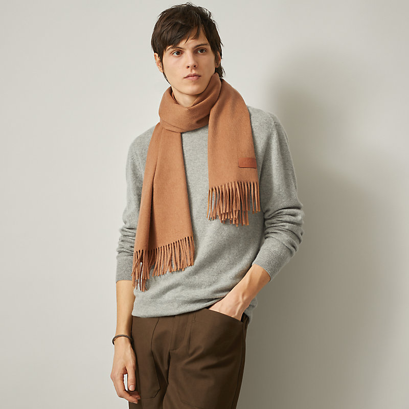 HERMÈS ストール ギフトにも♪【HERMES】Ex-Libris フリンジスカーフ 80 シルク (HERMES